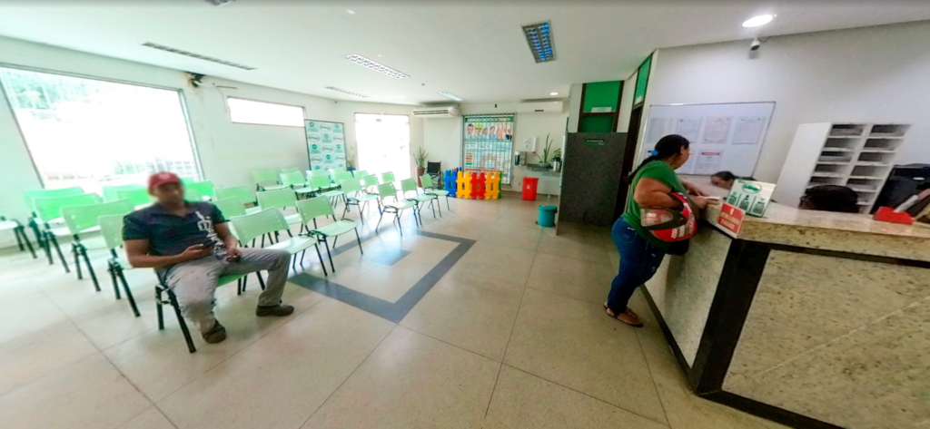 recepção da clínica ortocuba